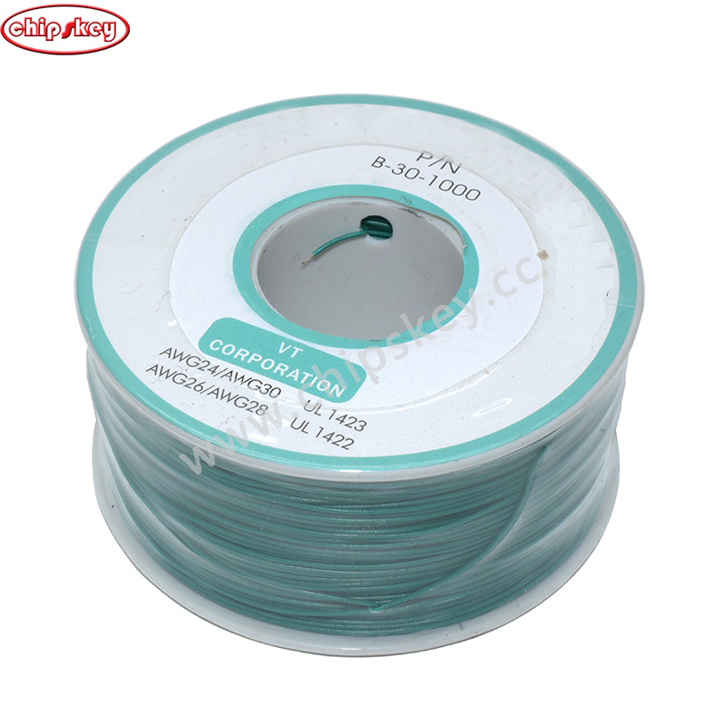 PCB Solder 0.25mm Tin Plated Copper Cord Dia Wire-wrapping Wire 305M 30AWG