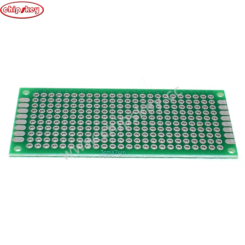 3x7cm Double Side Prototype PCB Universal Printed Circuit Board