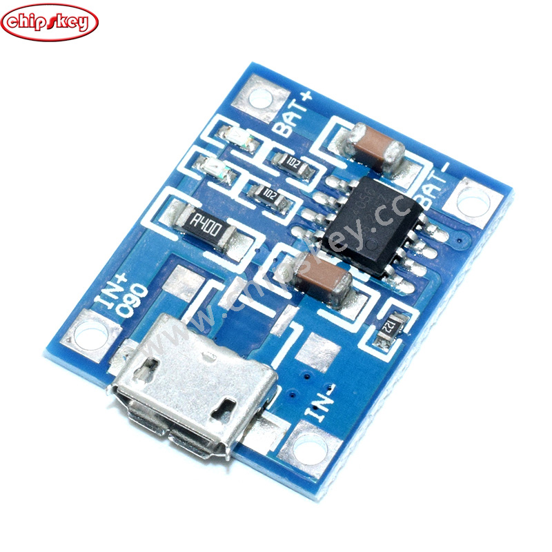 TP4056 1A Lithium Battery Charge Module Micro USB Interface