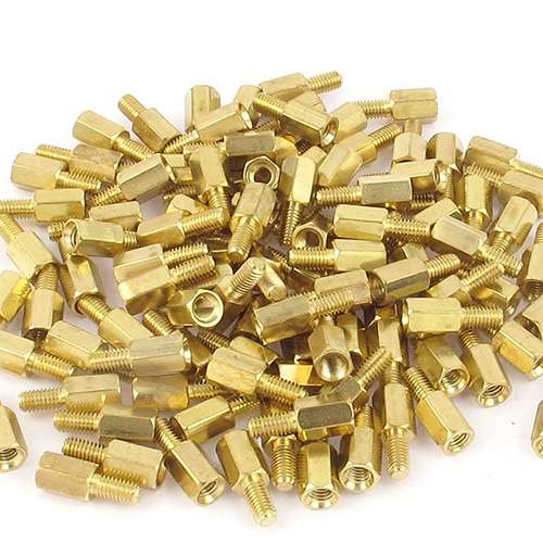 6MM+6 M3 Brass Threaded Stand-Off Hex Screw Pillars