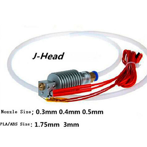 0.4/1.75MM 3D Printer Assembled Long-Distance J-Head for Bowden Extruder