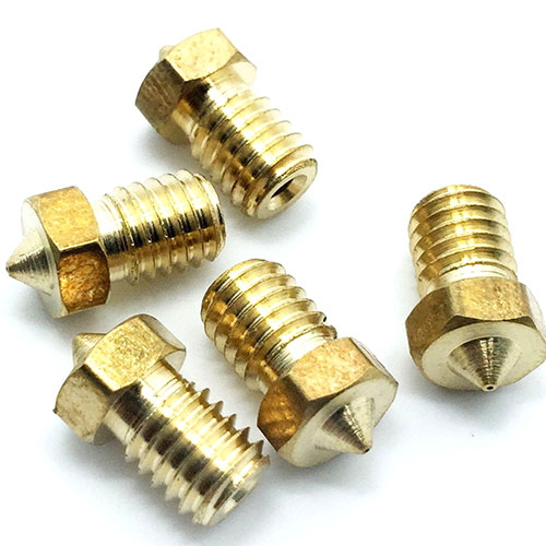 0.5mm E3DV6 Brass Extruder Nozzle Head 3mm Filament for 3D Print