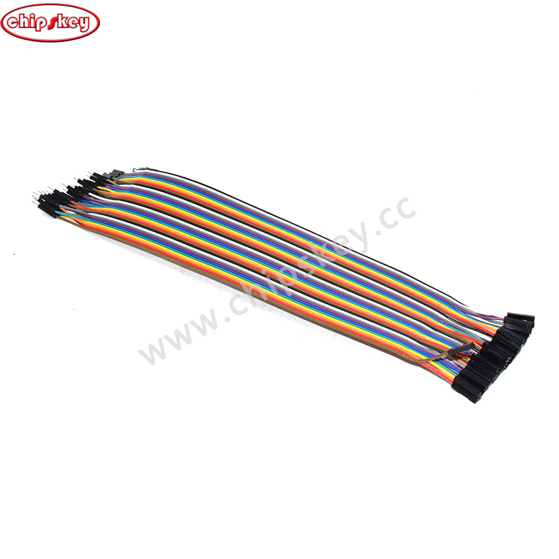 30CM Rainbow Cable 40P Male to Female