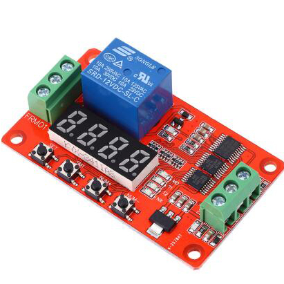 12V DC Multifunction Self-lock Relay PLC Cycle Timer Module Delay Time Switch