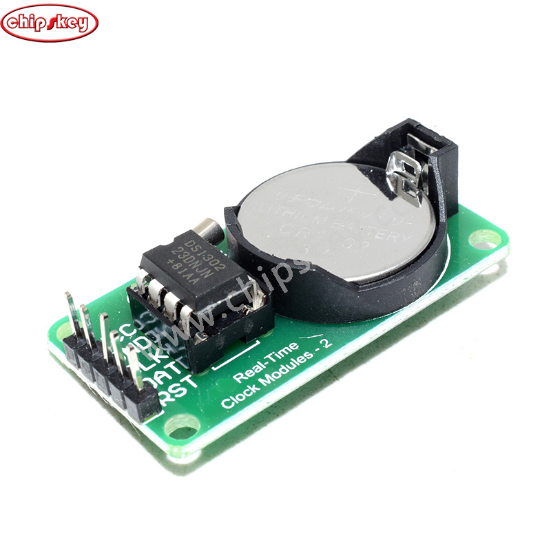 DS1302 real time clock module; with battery CR2032 power off time