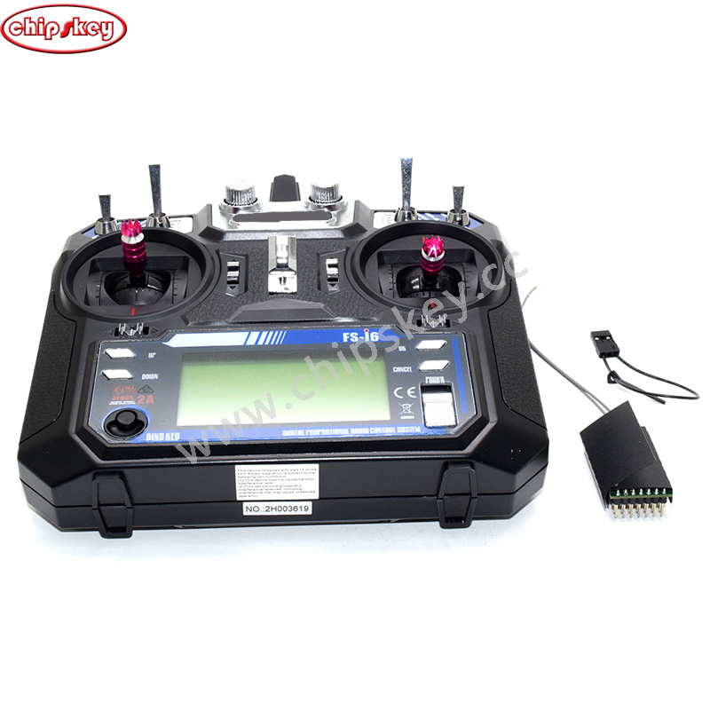 Flysky FS-I6 Transmitter with IA6 Receiver, 2.4Ghz Radio system Mode 2 Left hand throttle