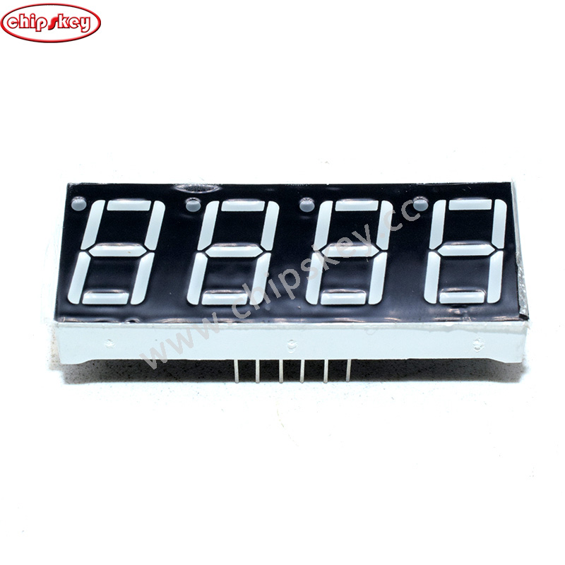 0.56 4bit Common Cathode Red LED Digital 7-Segment Display