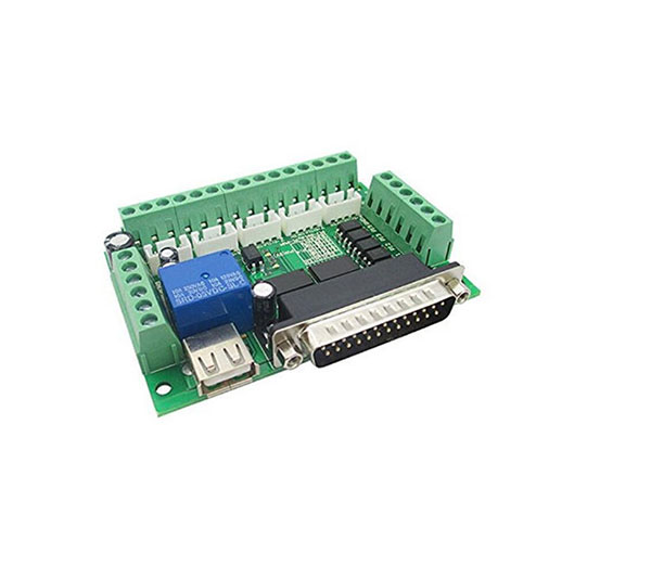 MACH3 CNC 5 Axis Interface Breakout Board For Stepper Motor Driver CNC Mill ST