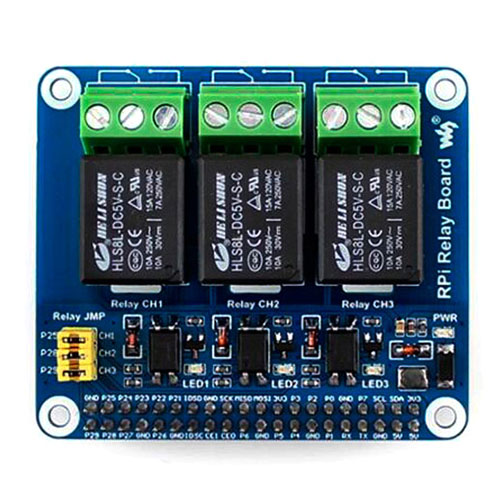 RPi Relay Board 3 Channels 5V