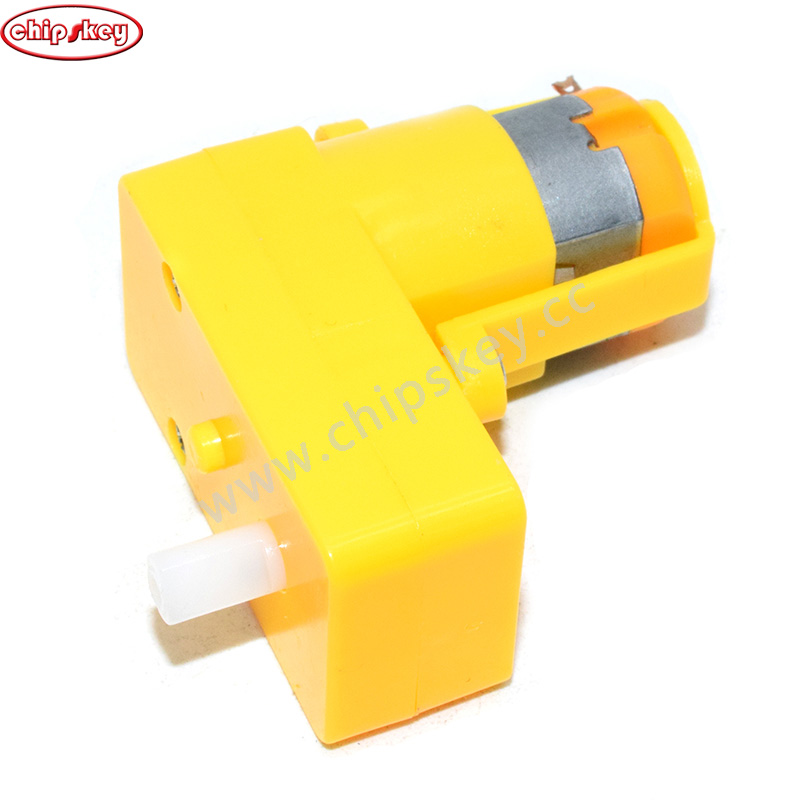 DC3-6V Single Axis L type 1:120 Reduce Rate TT Motor