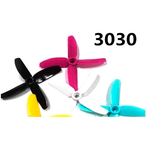 3030*4 Propeller 2pcs CW + 2pcs CCW Black and White