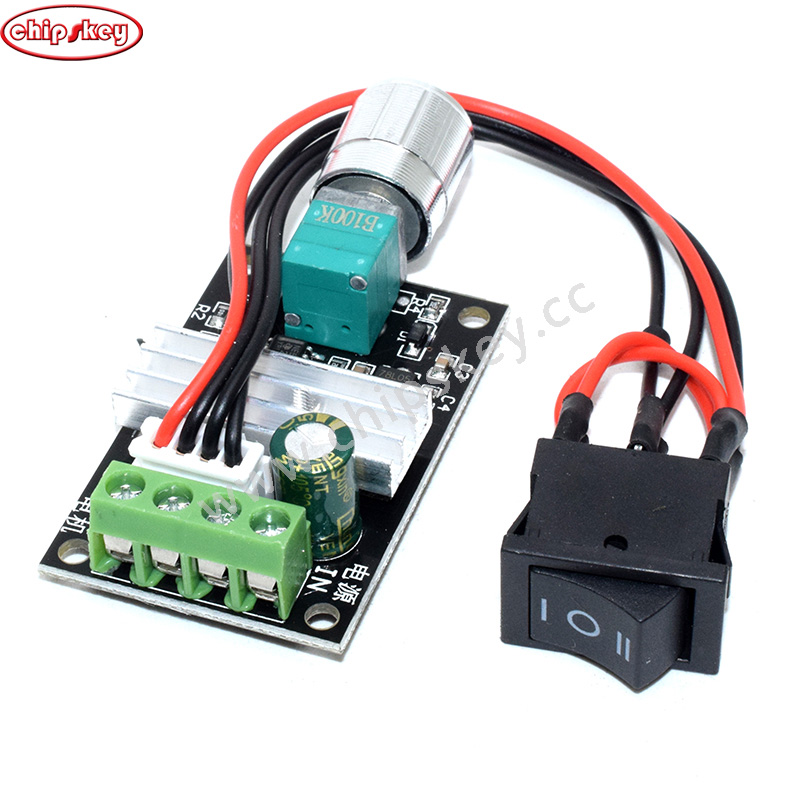 PWM DC motor speed control switch 6V12V24V 3A switch with forward and reverse function