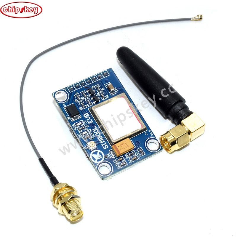 SIM800L V2.0 5V Wireless GSM GPRS MODULE Quad-Band W/ Antenna Cable Cap M105