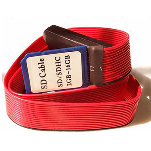 Red extension cord 52cm SD card extension cord