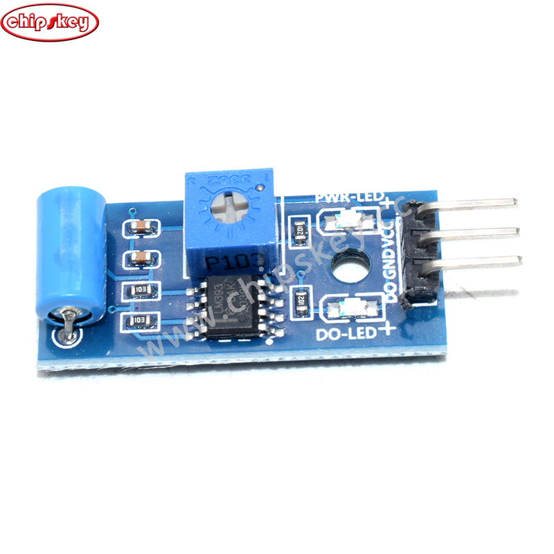 Normally closed type vibration sensor module; alarm sensor module; vibration switch SW-420