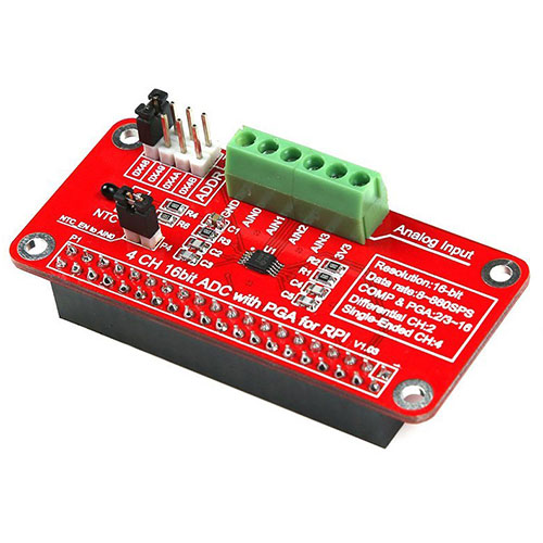 3.3V ADS1115 ADC Module for Raspberry Pi 3/2 / B + / I2C RPI ADS1115 ADC Analog to Digital Converter