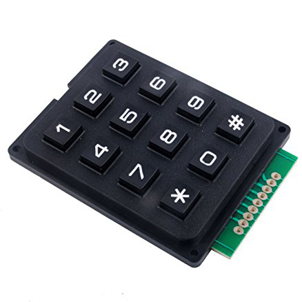 Single keyboard keyboard keypad keyboard 3*4