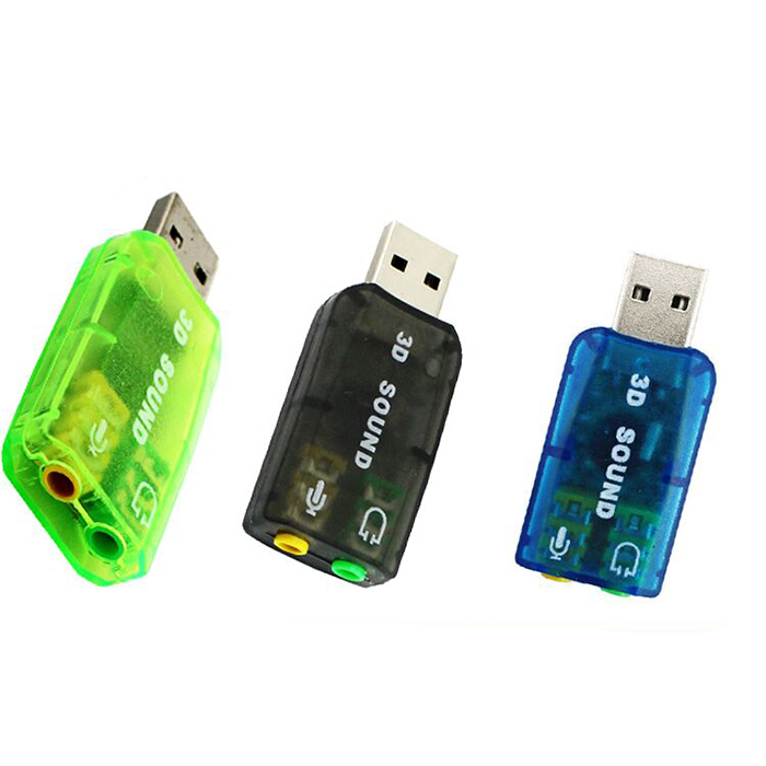 usb to 3.5mm jack audio speaker and microphone converter color