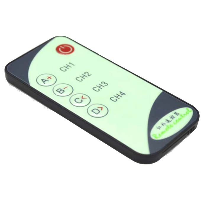 4 Channels 5 Button IR Remote Control