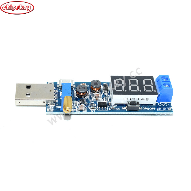 DC-DC USB boost power regulator module 5V to 3.3V 9V 12V 24V desktop power module