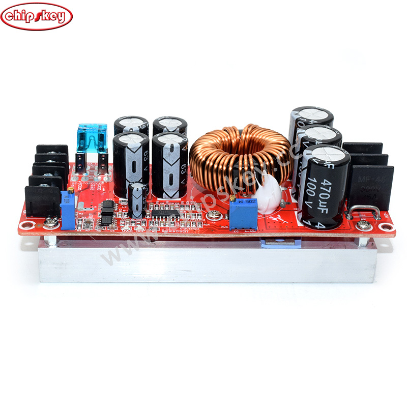 1200W 20A high power DC-DC constant voltage constant current boost power supply module DC10-60V turn DC12-80V