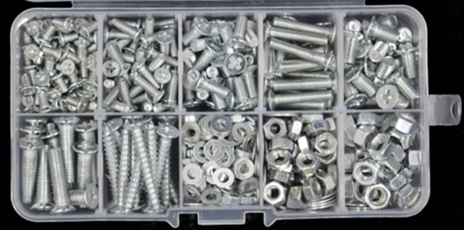 13kinds of M3 M4 M5 Screw ,Nut,Gasket , M4*30 Self-tapping screws Kit