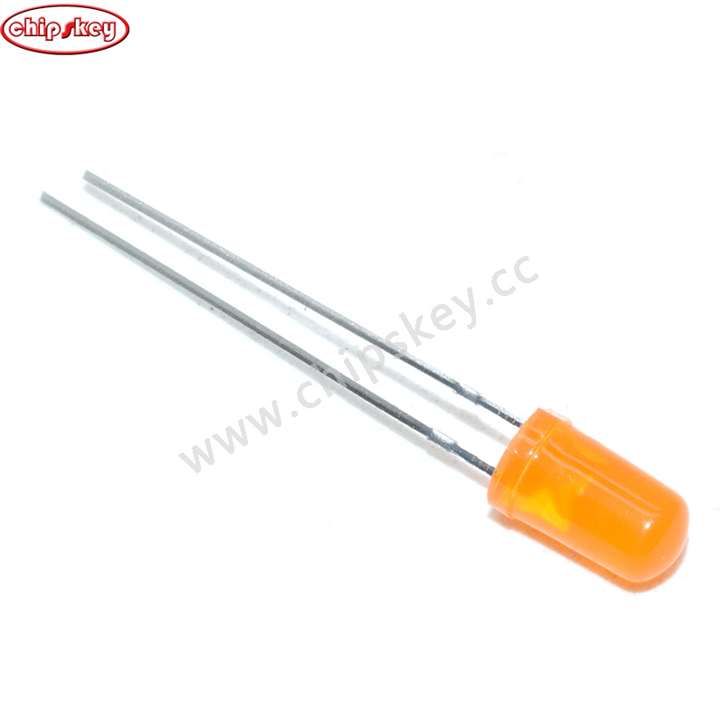 F5 Long Pins Orange to Orange color LED