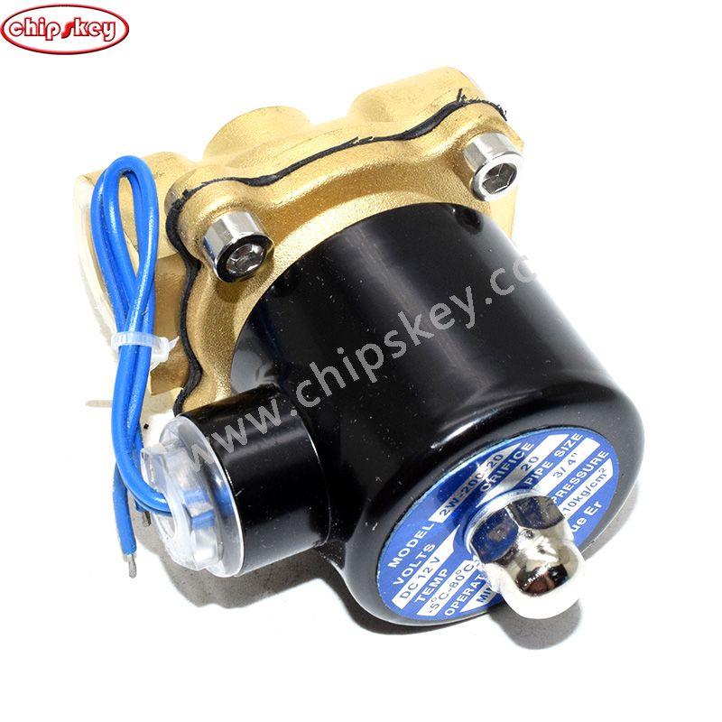 DC12V/DC24V/AC220V DN20 G3/4 inch,Switch Valve ,Full copper normally closed solenoid valve water valve