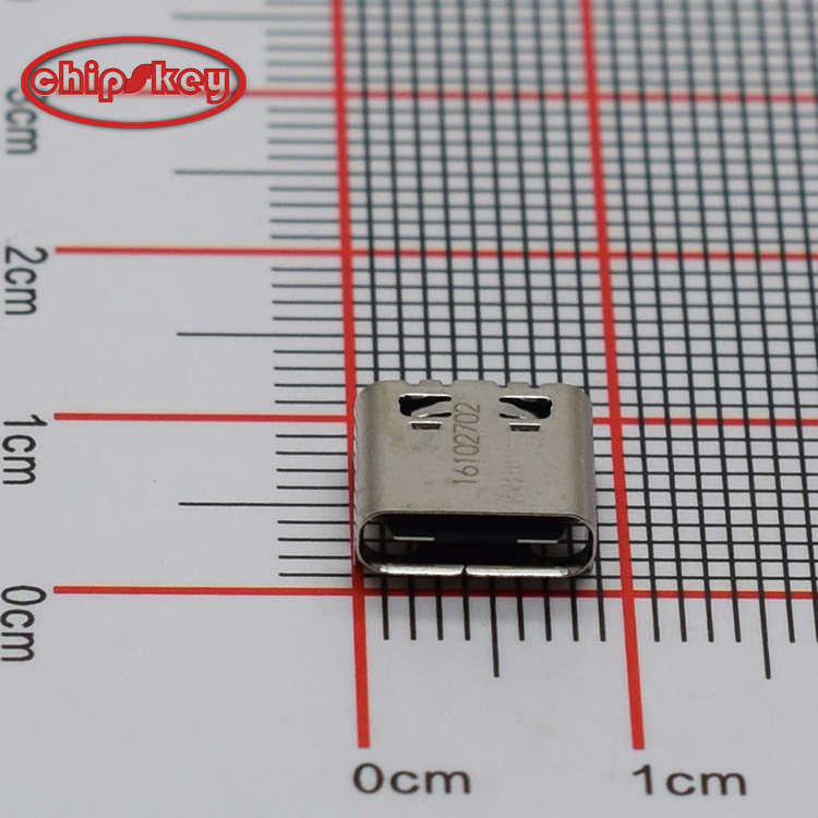 USB 3.1 socket type-c female seat, 24P onboard type, 4 feet inserted two-way 24pin, front DIP and Back SMD