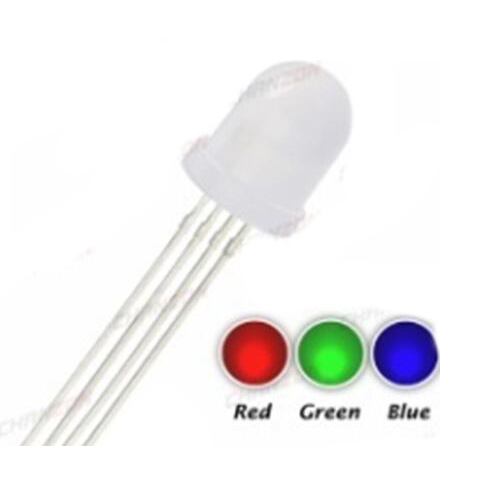 F10 10mm RGB LED Diffused Common Andode 500pcs/bag