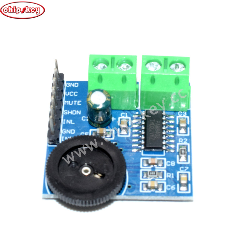 PAM8403 dual channel amplifier module, mini digital amplifier board, with volume adjustment