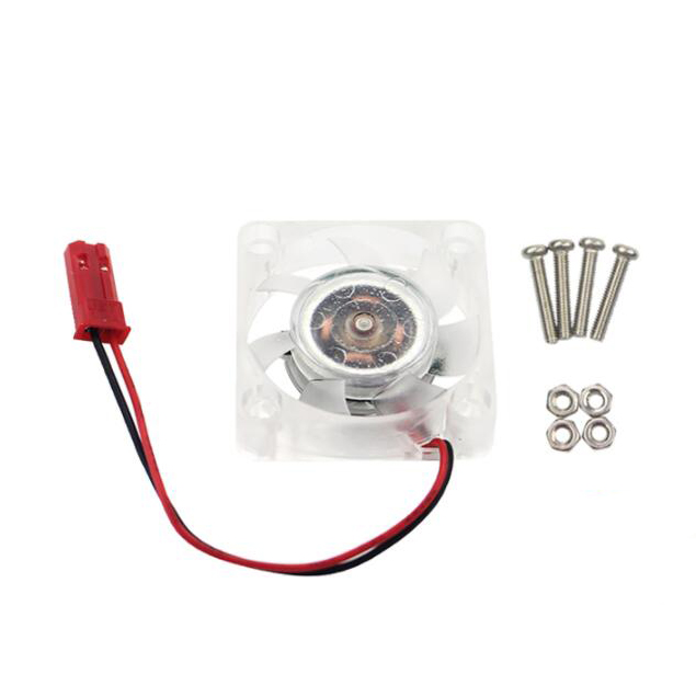 3007 5V Transparent Fan heatsink With LED Light For Raspberry PI