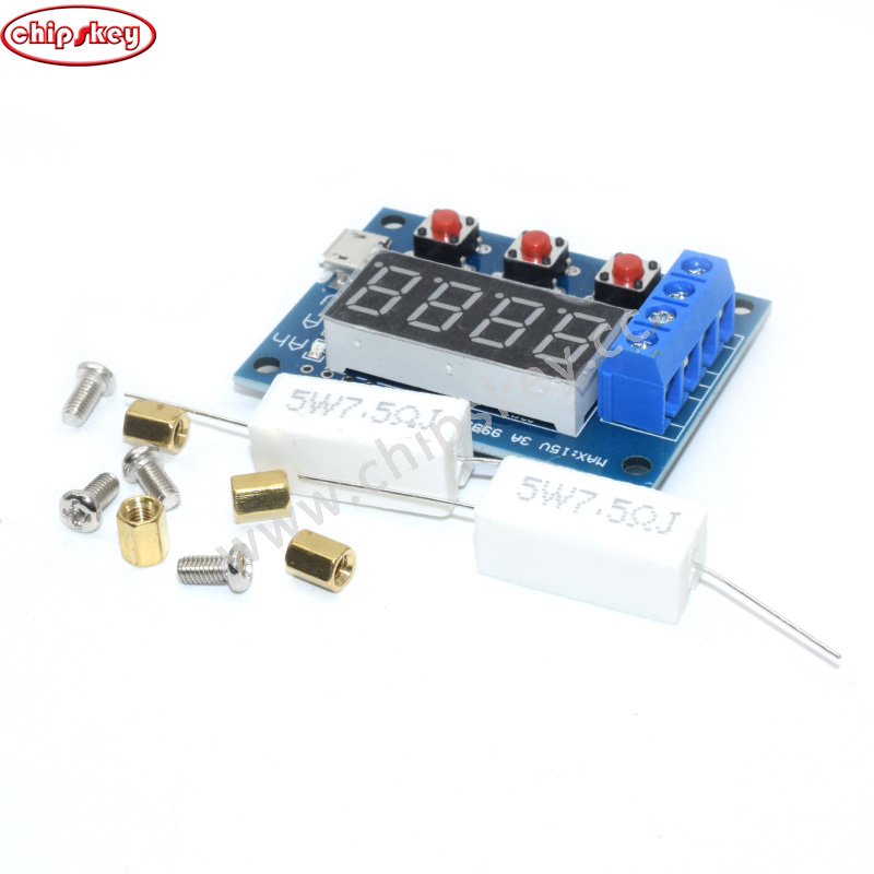 ZB2L3 battery capacity tester external load discharge type 1.2-12V battery 18650 and other capacity test XH-M354