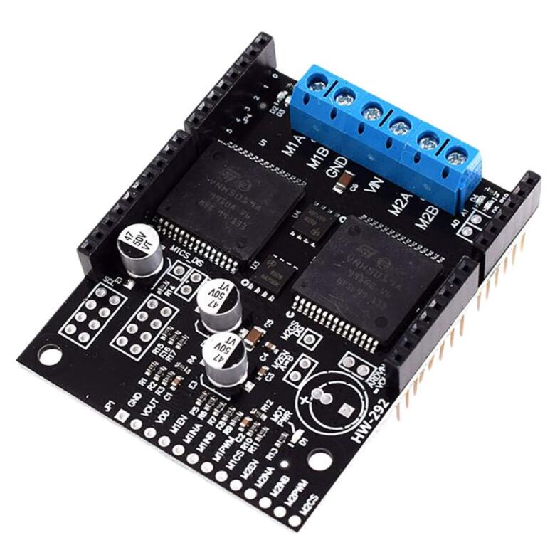 VNH5019 2-Channel DC Motor Driver Board 30A High Current With Voltage Protection VNH2SP30 Upgrade Support