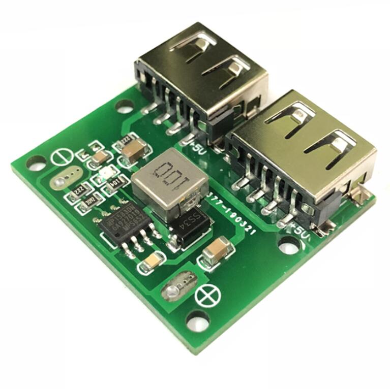 Dual USB output 9V / 12V / 24V to 5V 3A / DC-DC car charging step-down voltage regulation charging module