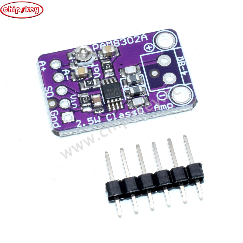 PAM8302A 2.5W Single Channel 1-CH Mono Class D Amp Audio Stereo Amplifier Module Development Board