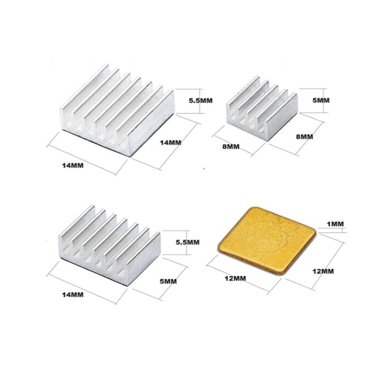 Aluminum Heatsink 4pcs/set for Raspberry PI 4B