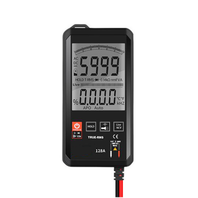 HY128A intelligent digital multimeter / high precision true effective value /Thin large screen(Black/White Screen)