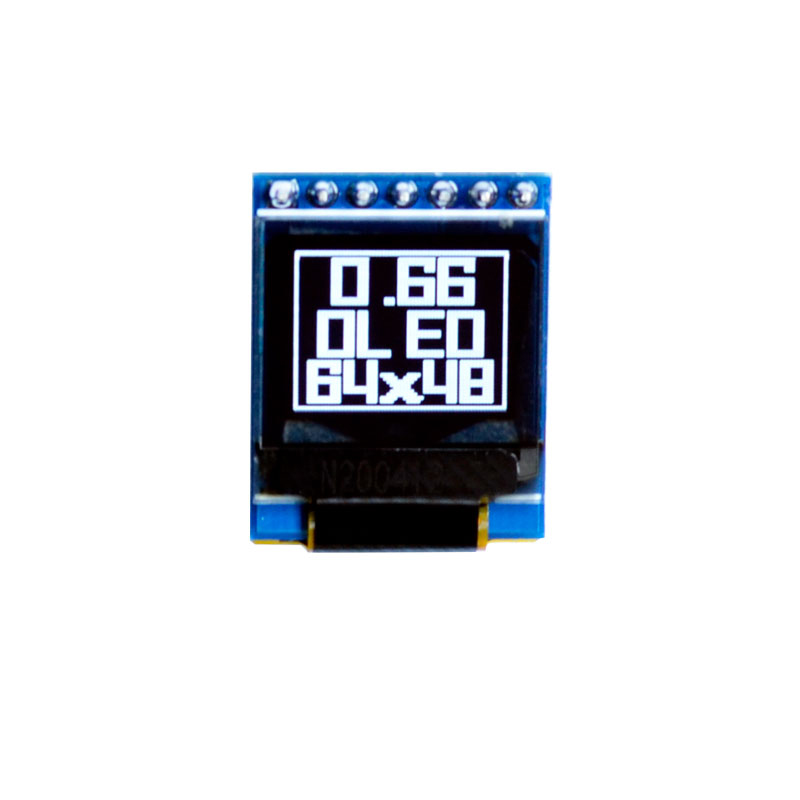 0.66 Inch 0.66" OLED Display Module 64x48 HD LCD Screen Board SPI 7pins White SD1306