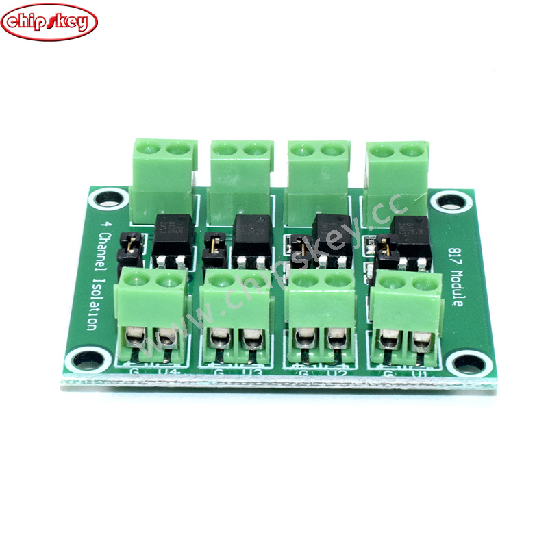 817 optocoupler / 4 way voltage isolation board / voltage control adapter module / photoelectric isolation module