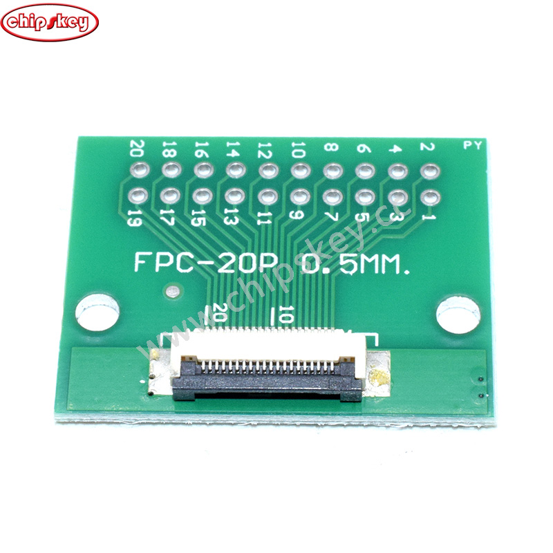 FFC / FPC soldered 0.5mm/1mm pitch connector adapter board 20P