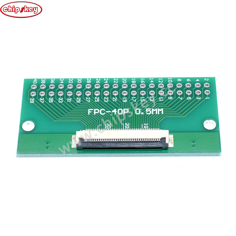 FFC / FPC soldered 0.5mm/1mm pitch connector adapter board 40P