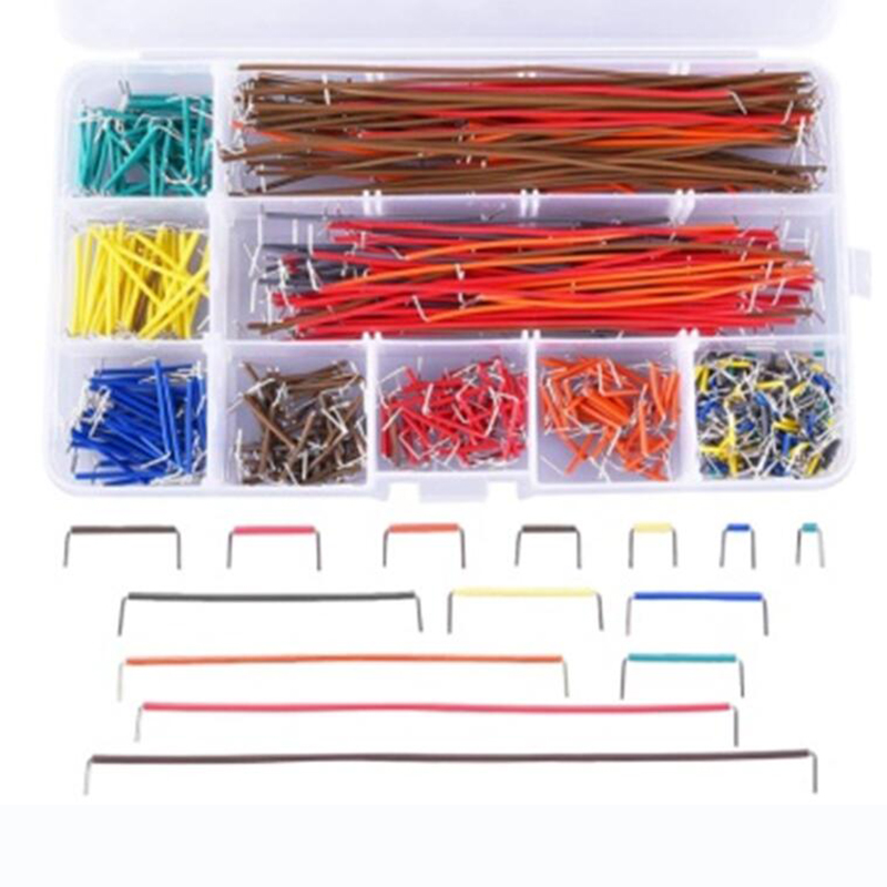 BBJ-560 560 Pieces Jumper Wire Kit 14 Lengths Assorted Preformed Breadboard Jumper Wire