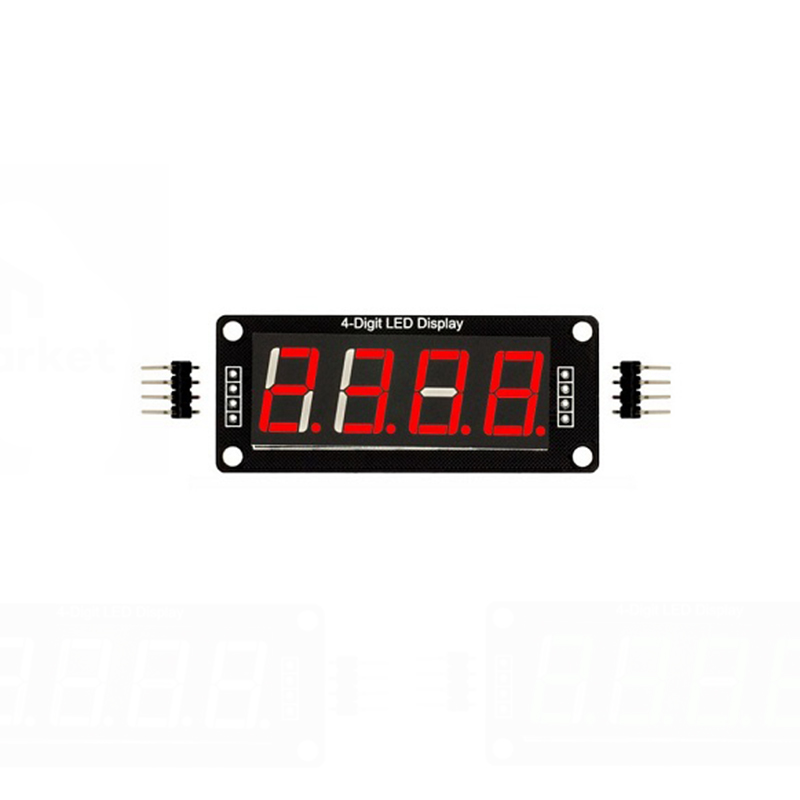 Red TM1637 LED Display Module 4 Digit 7 Segment 0.56 inch Time Clock Indicator Tube Module