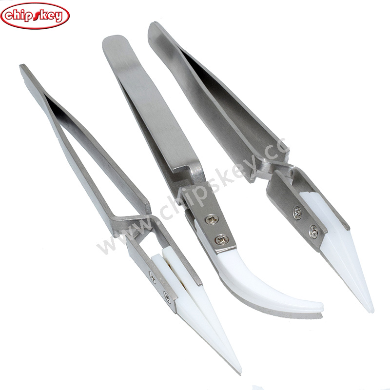 Anti-Static Reverse Ceramic Tweezers Electronic Tweezers