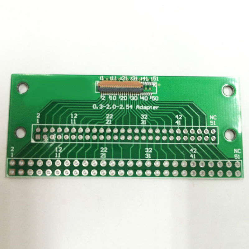 FFC FPC 51 Pin 0.3mm Pitch Adapter DIP 2.0mm 2.54mm PCB Converter Board for LCD