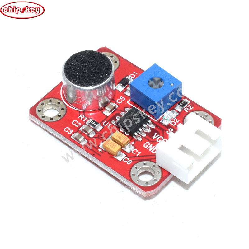 High-sensitivity microphone/sound detection module With XH2.54 3P Socket