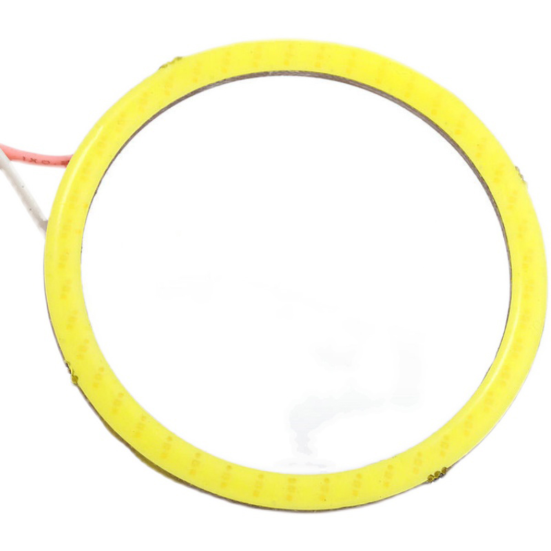 Car Halo Ring COB 80MM 12V/24V DC White Car Day Light Angel Eyes