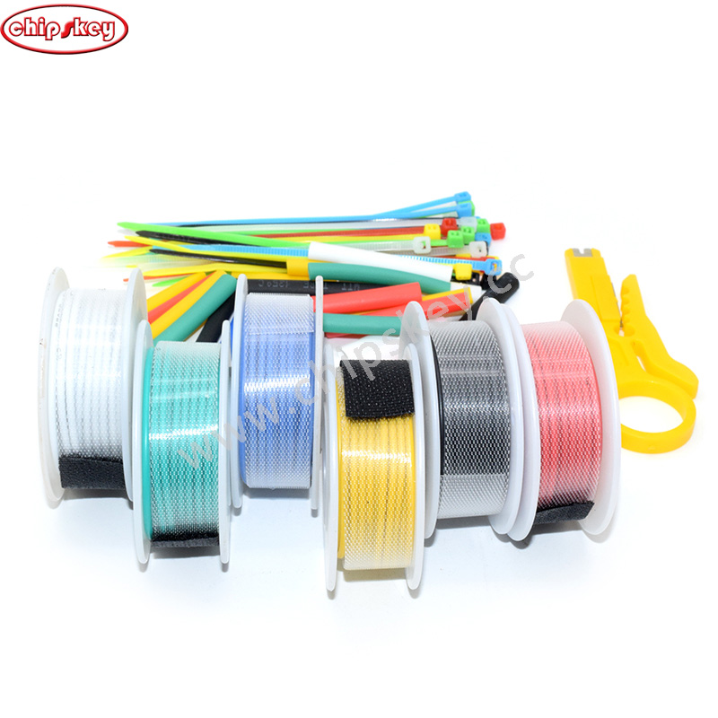 wire 22 AWG silicone 6-colors Box