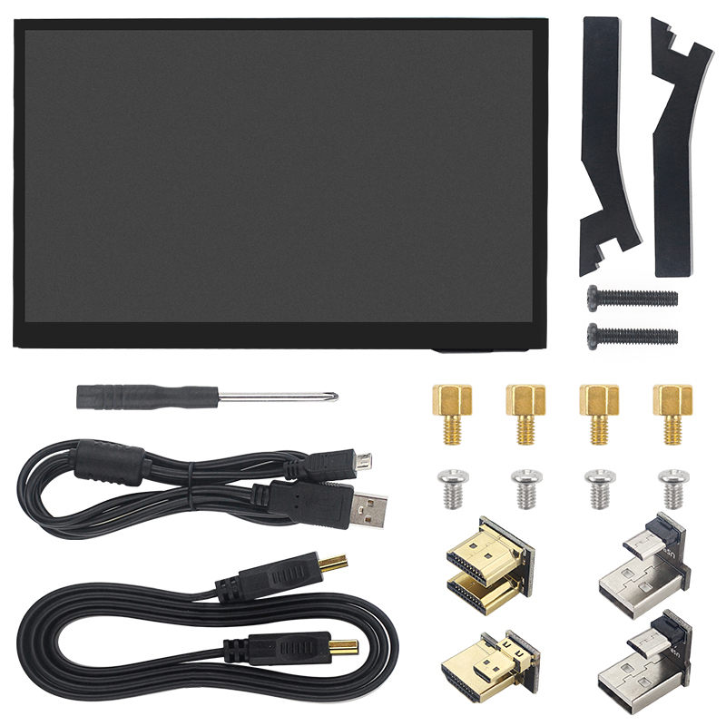 10.1 Inch Raspberry Touch Screen 1024x600 IPS Capacitive LCD with Speaker for Raspberry Pi 3B+/3B/4